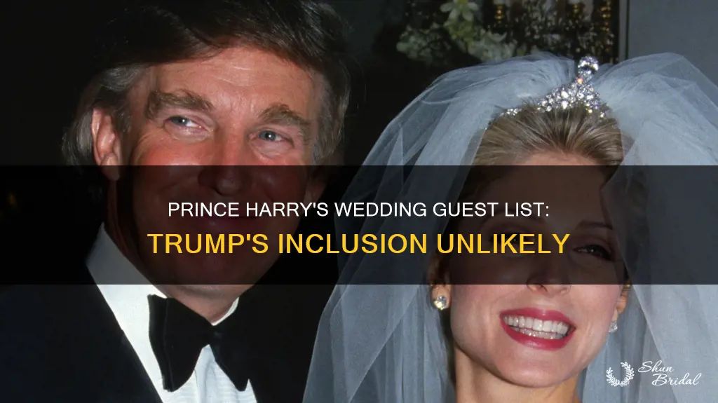 will prince harry invite trump to wedding