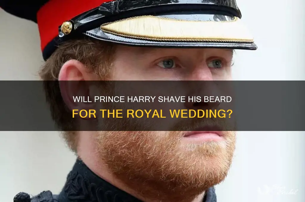 will prince harry shave for royal wedding