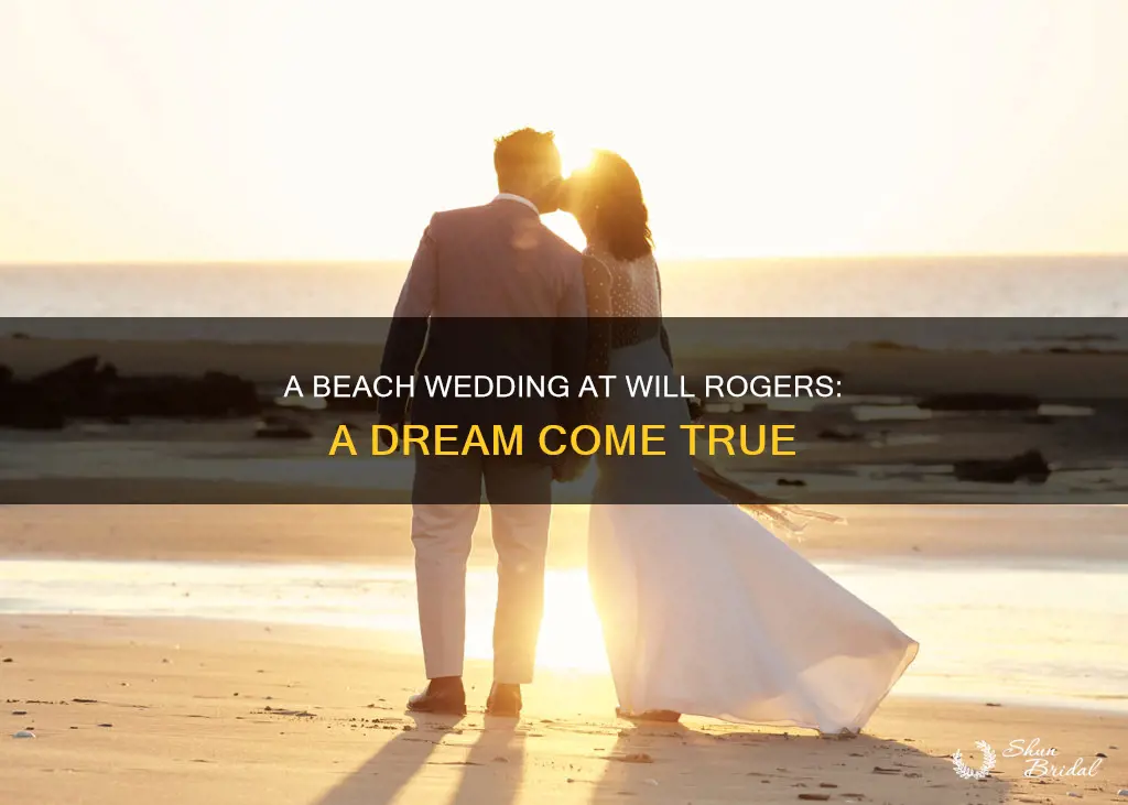will rogers beach wedding