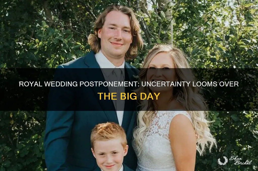 will royal wedding be postponed