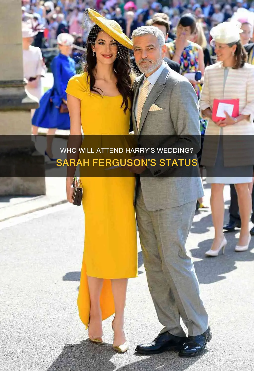 will sarah ferguson attend harrys wedding