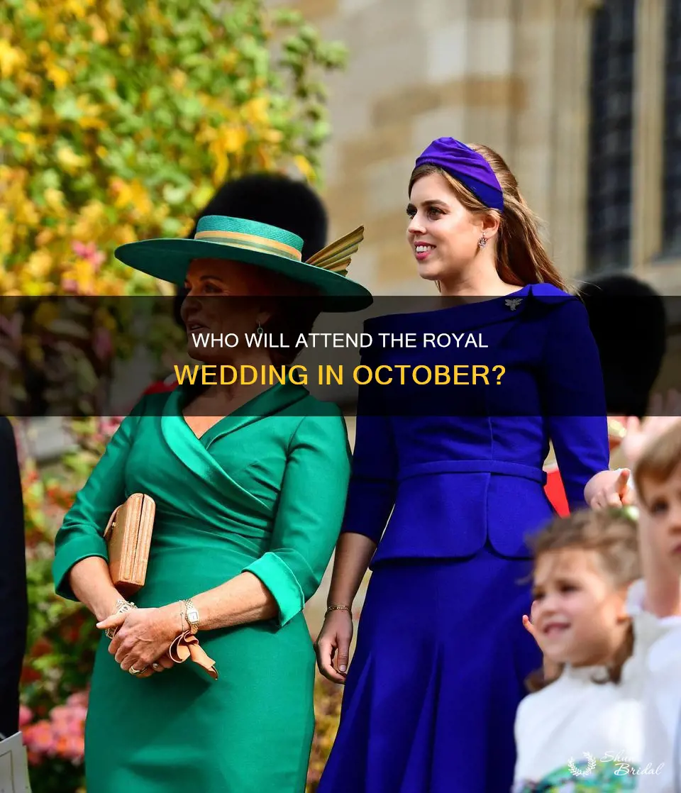 will sarah ferguson attend the wedding in October