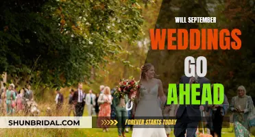 September Weddings: Will They Happen?
