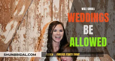 Small Weddings: What's Allowed and What's Not