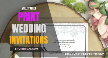 Staples Wedding Invitation Printing: A Cost-Effective Option?