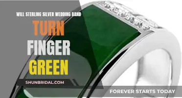 Wedding Band Worries: Sterling Silver and Green Fingers