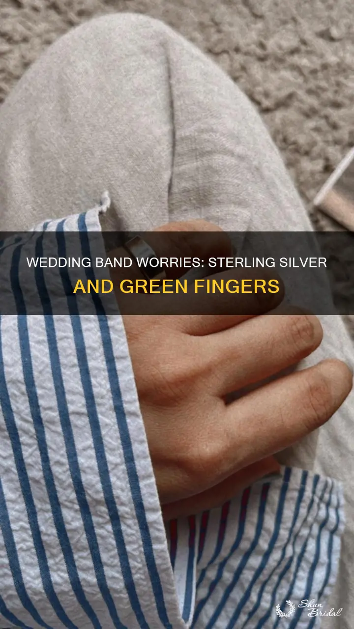 will sterling silver wedding band turn finger green