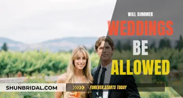 Summer Weddings: What's Allowed?