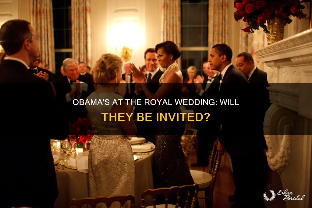 will the obamas receivean invitatiomto the eiyal wedding