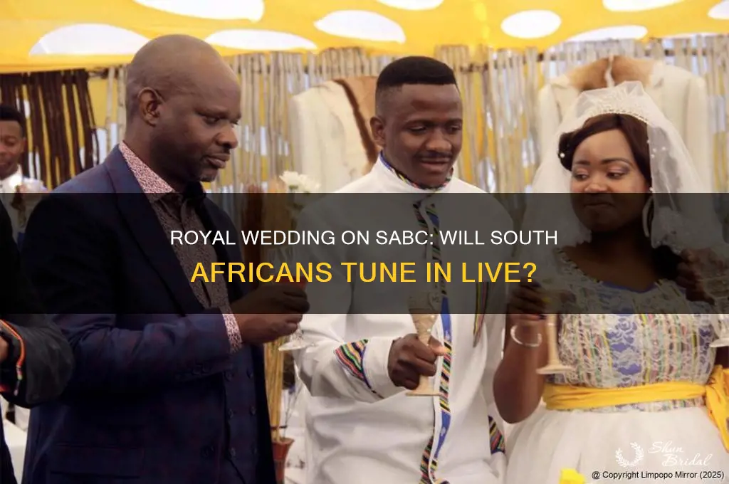 will the royal wedding be televised on sabc