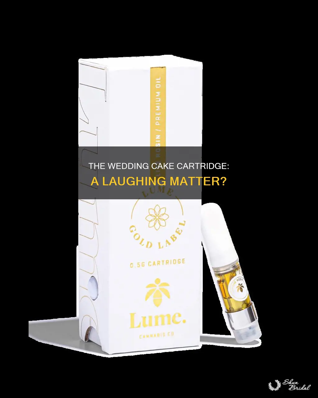 will the wedding cake cartridge make you laugh