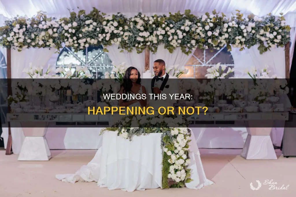will there be any weddings this year