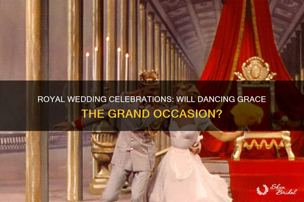 will there be dancing at the royal wedding