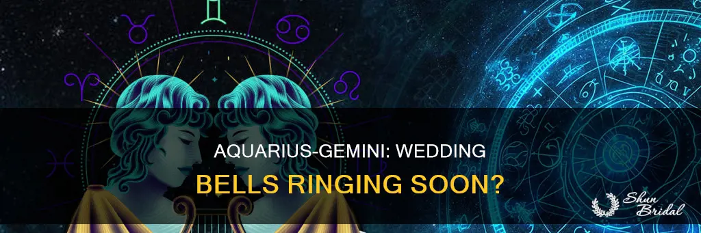 will there be wedding bells for aquarius an geminthenear future