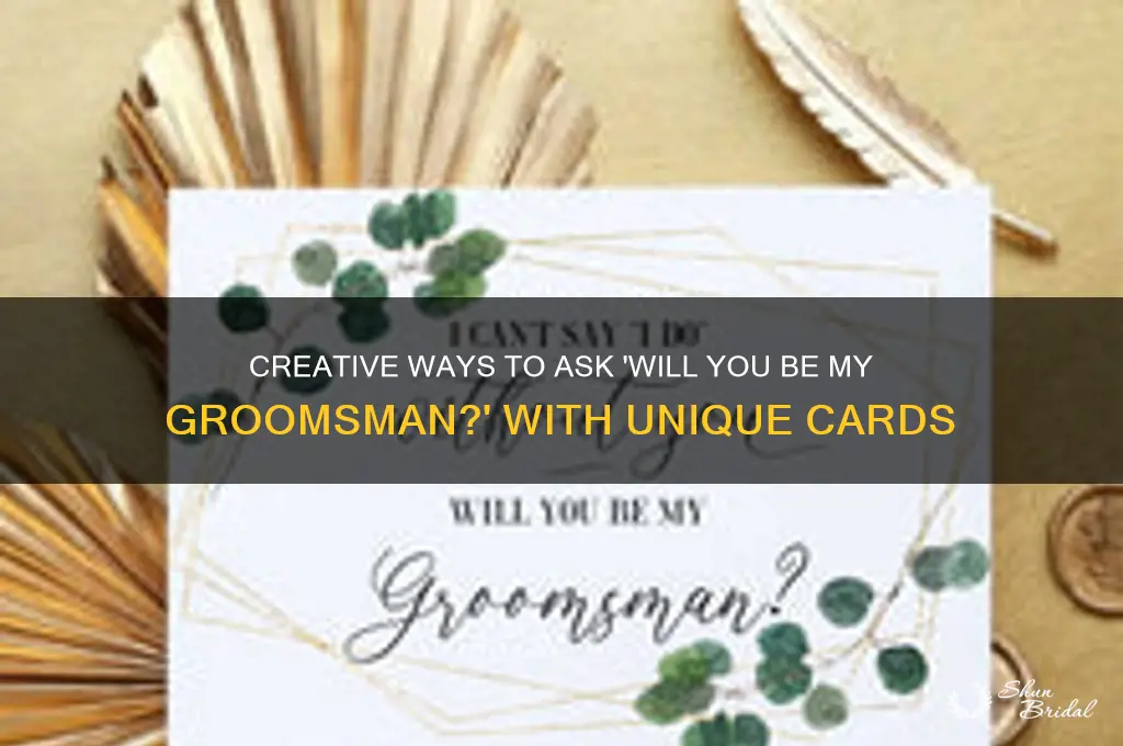 will u be my groomsman cards