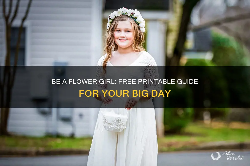 will you be a flower girl free print out