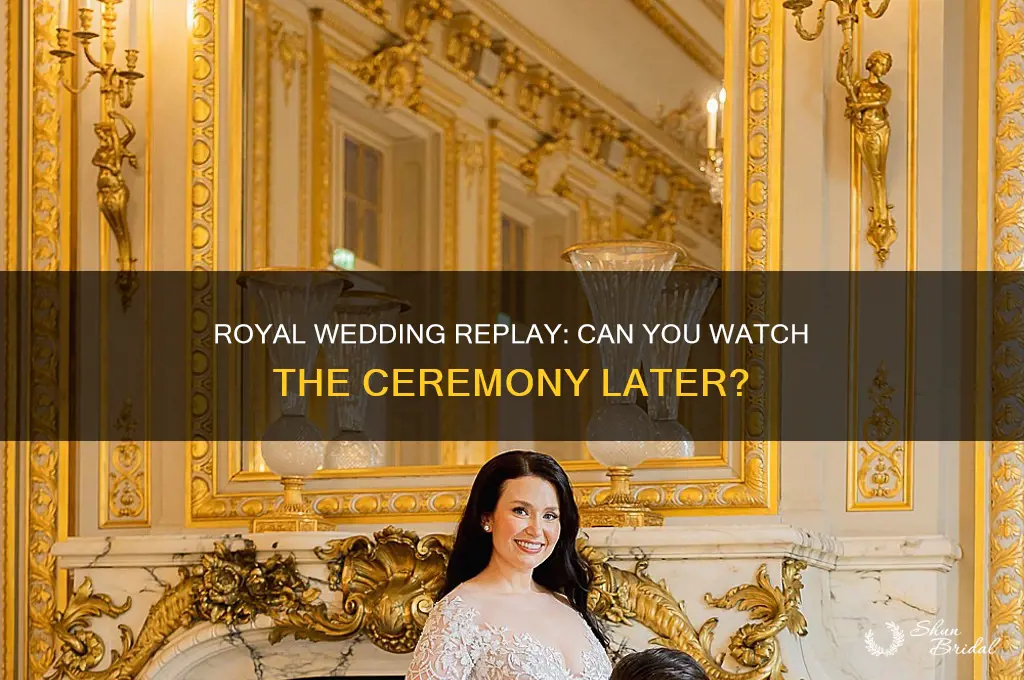 will you be able to watch the royal wedding afterwards