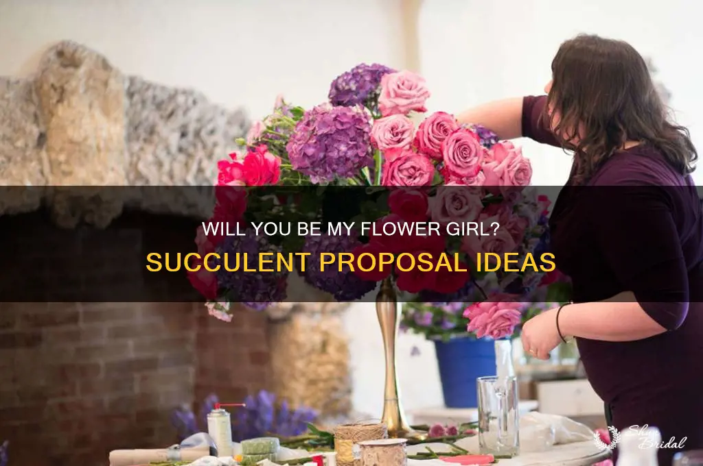 will you be flower girl succulent