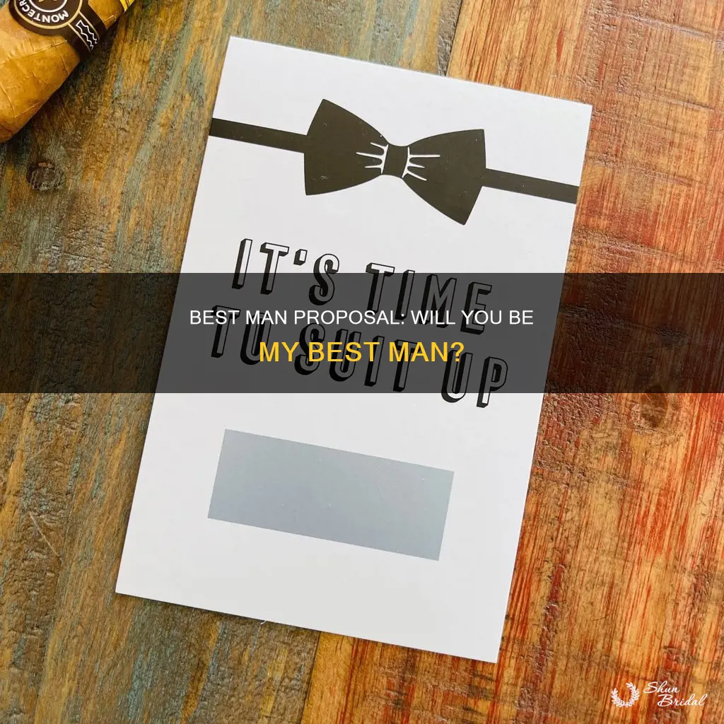 will you be my best man card template