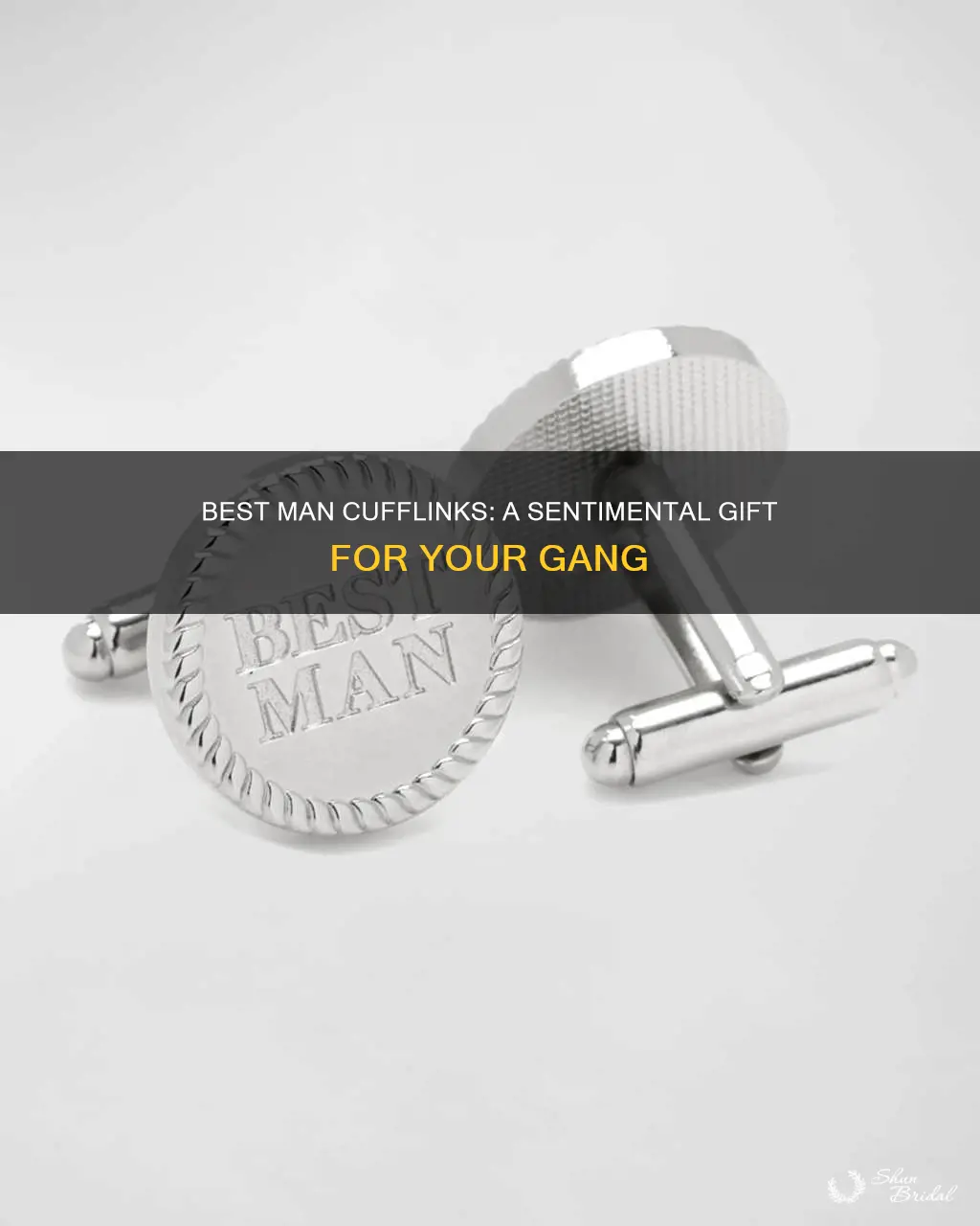 will you be my best man cufflinks