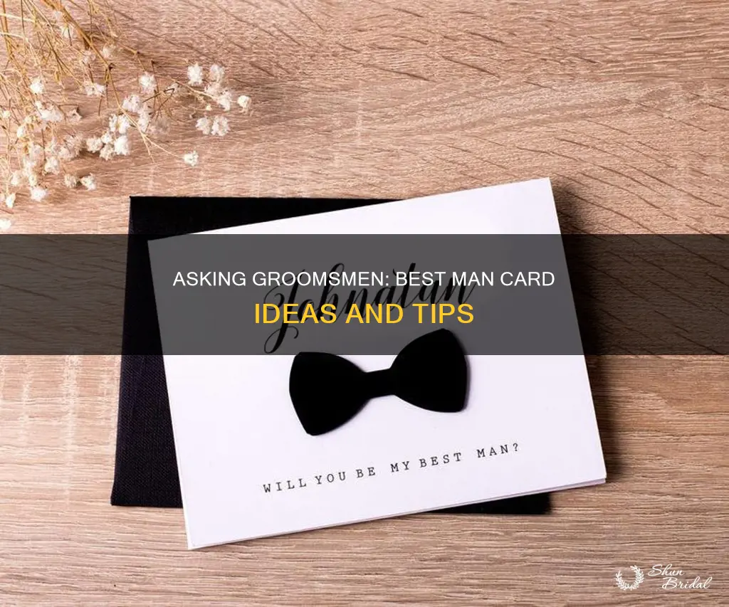 will you be my best man groomsmen card