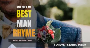 Asking Best Man in Style: Creative Rhyming Proposal