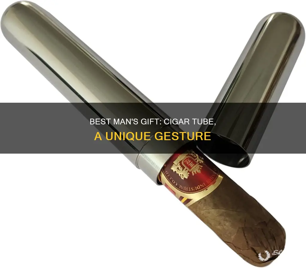 will you be my best man telescoping cigar tube