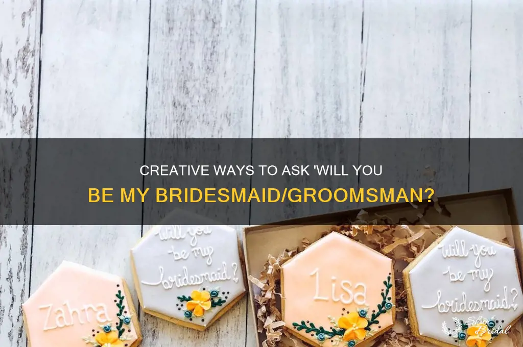 will you be my bridesmaid groomsmen