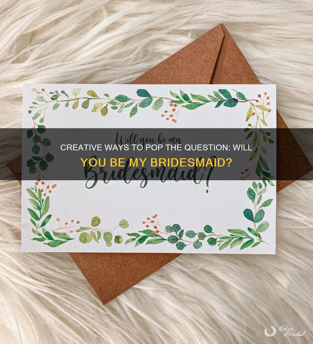 will you be my bridesmaids cards