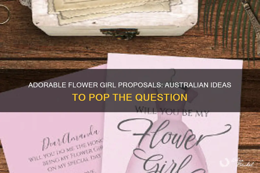 will you be my flower girl australia