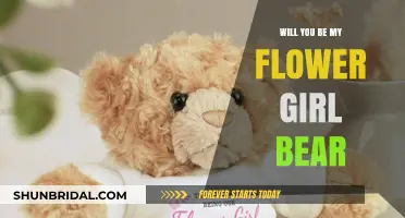 Adorable Proposal: Will You Be My Flower Girl Bear?