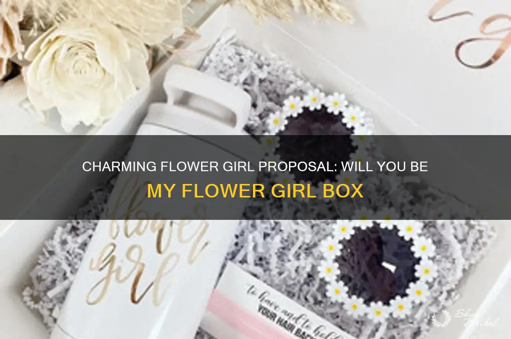 will you be my flower girl box