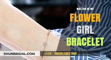 Charming Flower Girl Proposal: Will You Be My Bracelet Bearer?