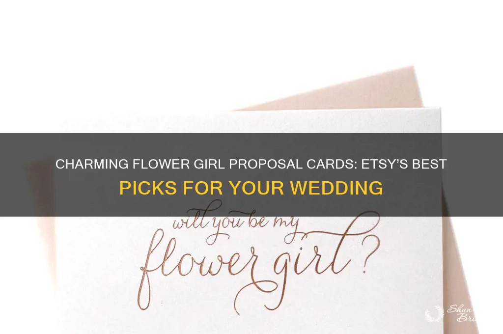 will you be my flower girl card etsy