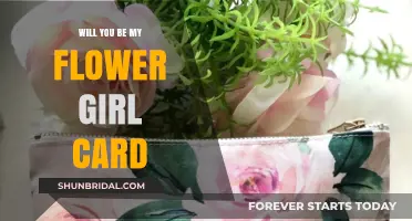 Adorable Flower Girl Proposal: Crafting the Perfect 'Will You Be My Flower Girl?' Card