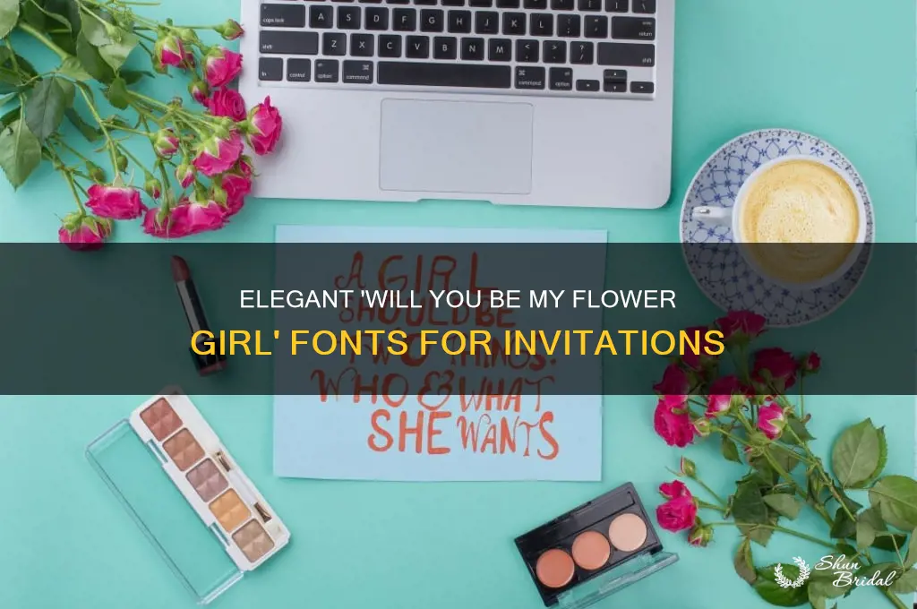 will you be my flower girl font