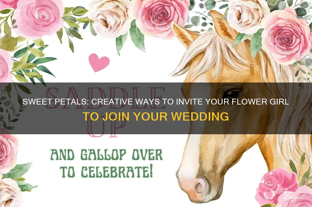 will you be my flower girl invitation