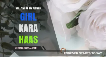 Kara Haas' Heartwarming Flower Girl Proposal: A Magical Moment