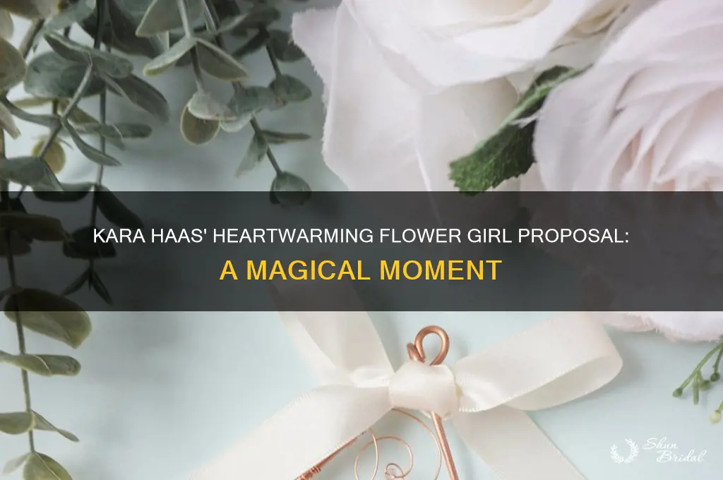 will you be my flower girl kara haas
