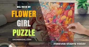 Adorable Flower Girl Proposal Puzzle Ideas for Your Wedding Day