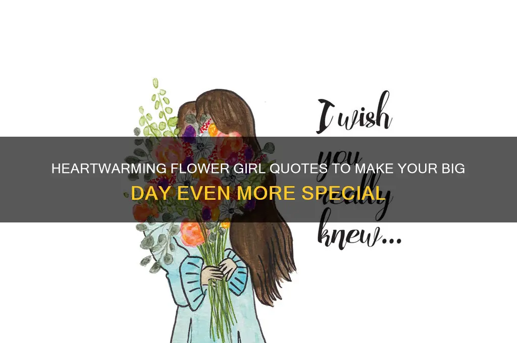 will you be my flower girl quotes