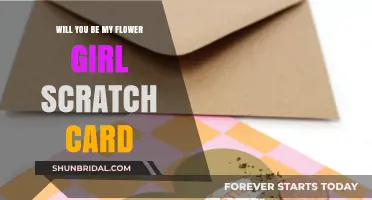 Creative Flower Girl Proposal: Scratch Card Ideas for a Memorable Ask