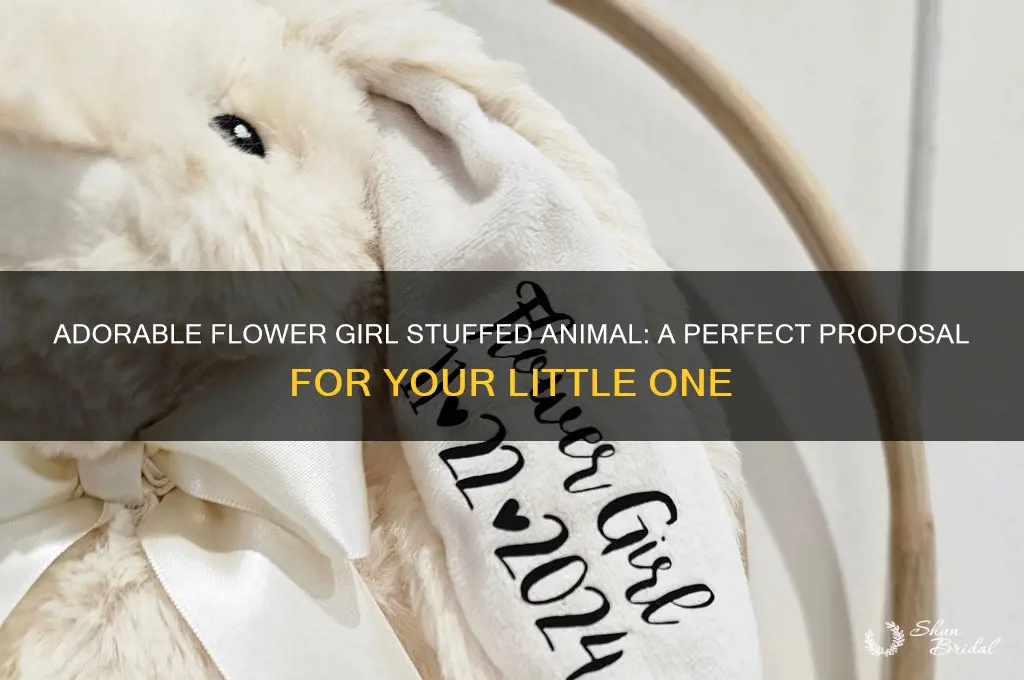 will you be my flower girl stuffed animal