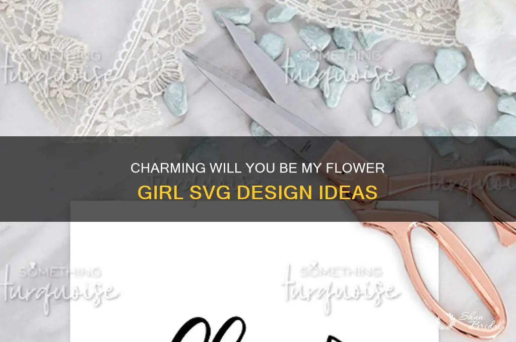 will you be my flower girl svg