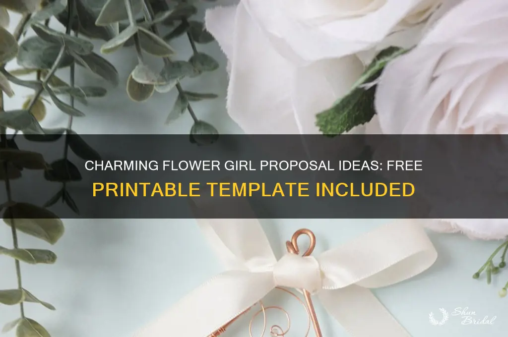 will you be my flower girl template