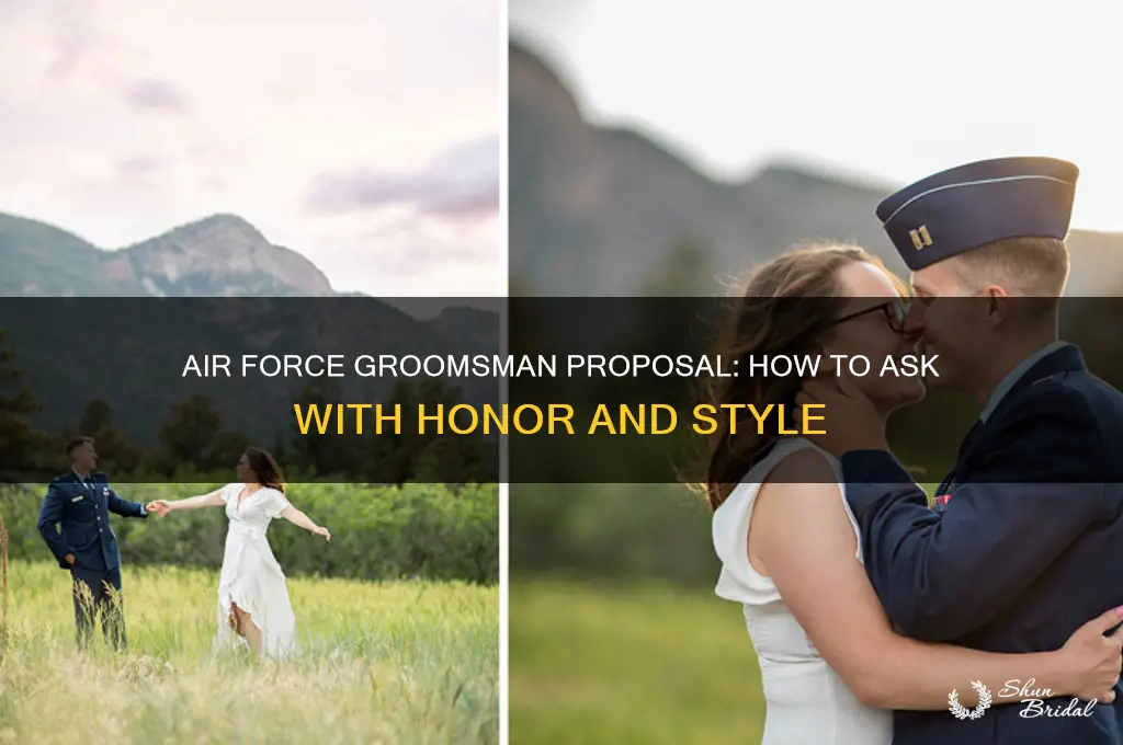 will you be my groomsman air force