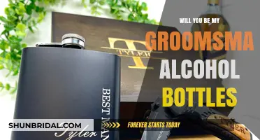 Pop the Question: Will You Be My Groomsman? Alcohol Bottle Ideas