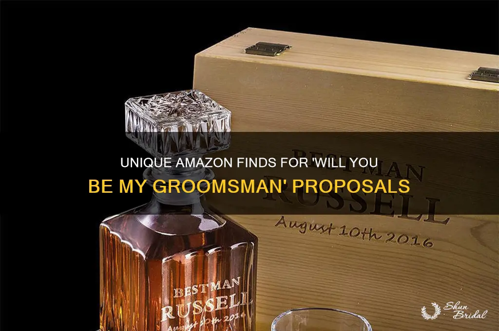 will you be my groomsman amazon