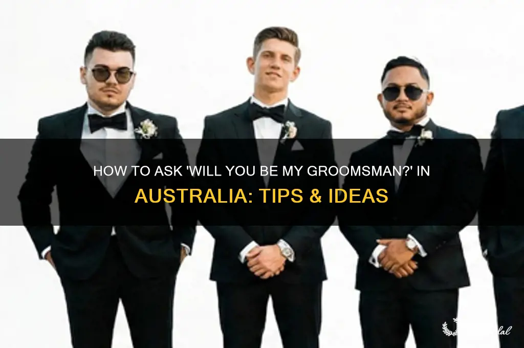 will you be my groomsman australia