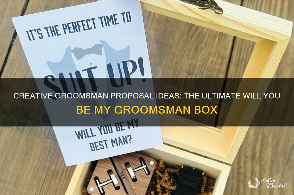will you be my groomsman box
